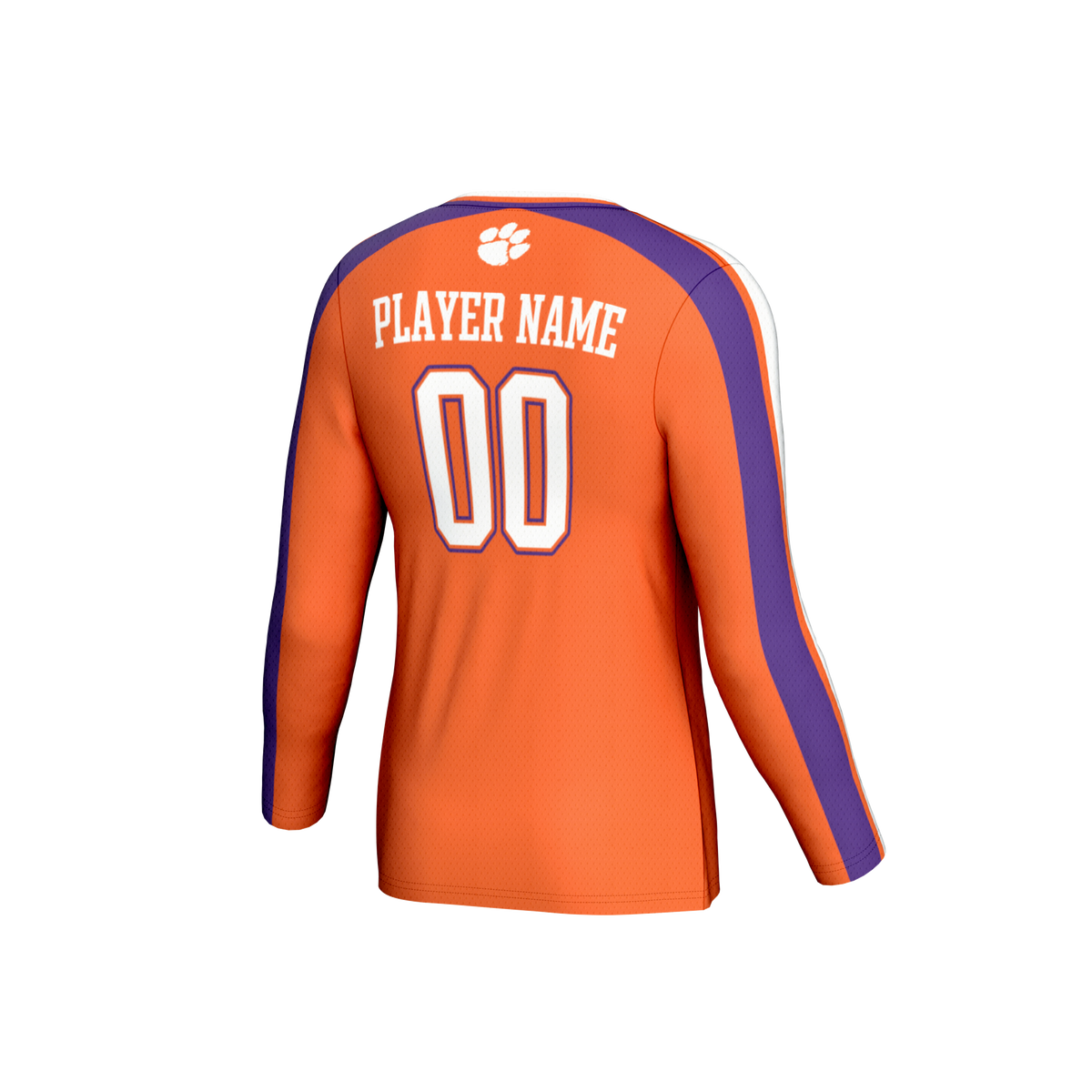 Clemson Tigers NIL Pick-A-Player Lightweight Collegiate Volleyball Fashion Jersey - Orange