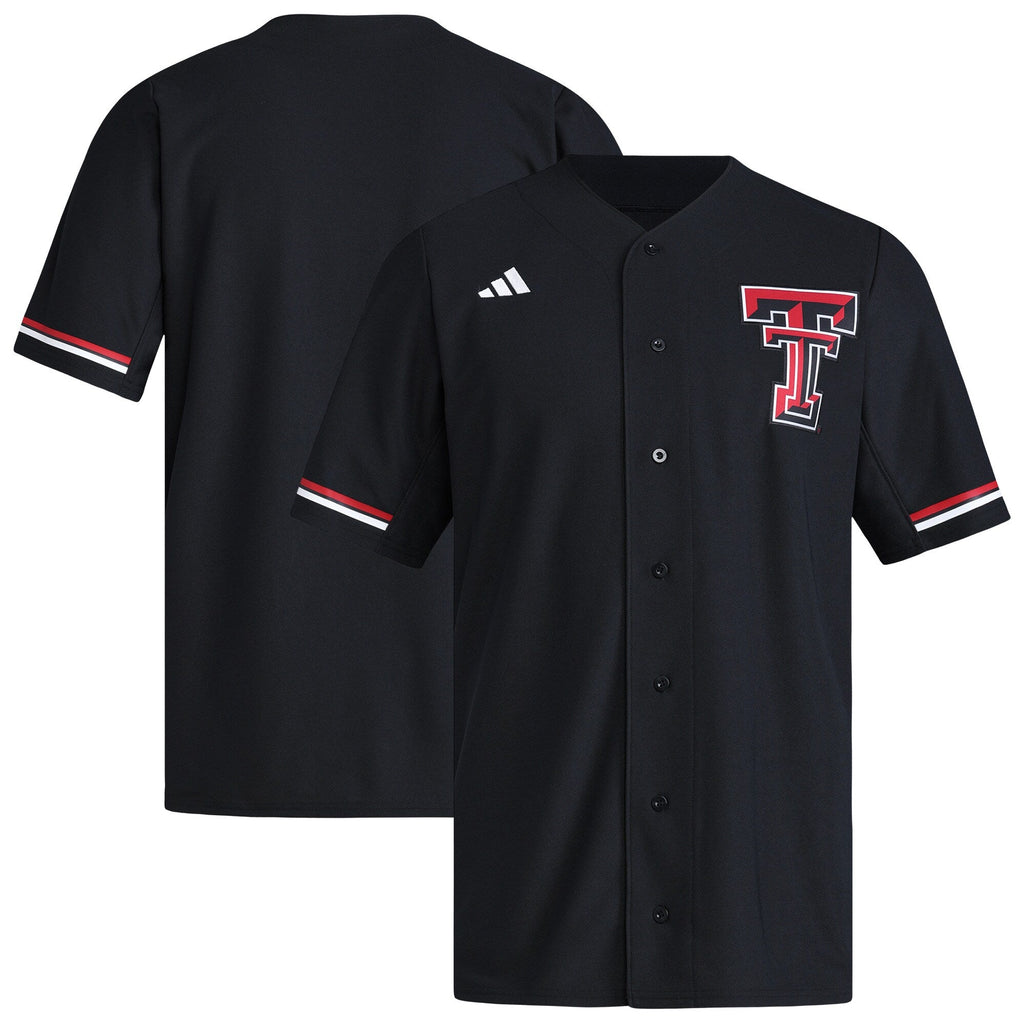 Black Texas Tech Red Raiders Replica Baseball Jersey