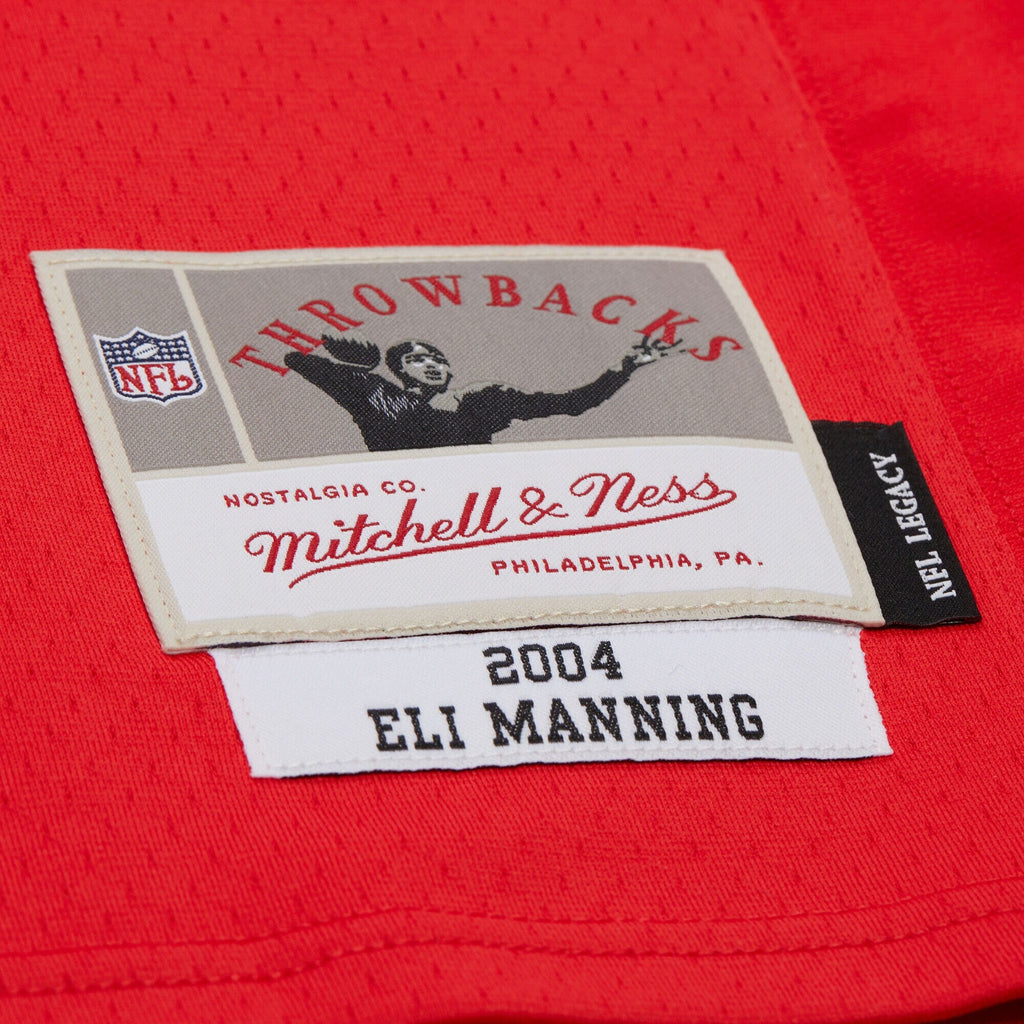 New York Giants Eli Manning Red 2004 Legacy Replica Football Jersey