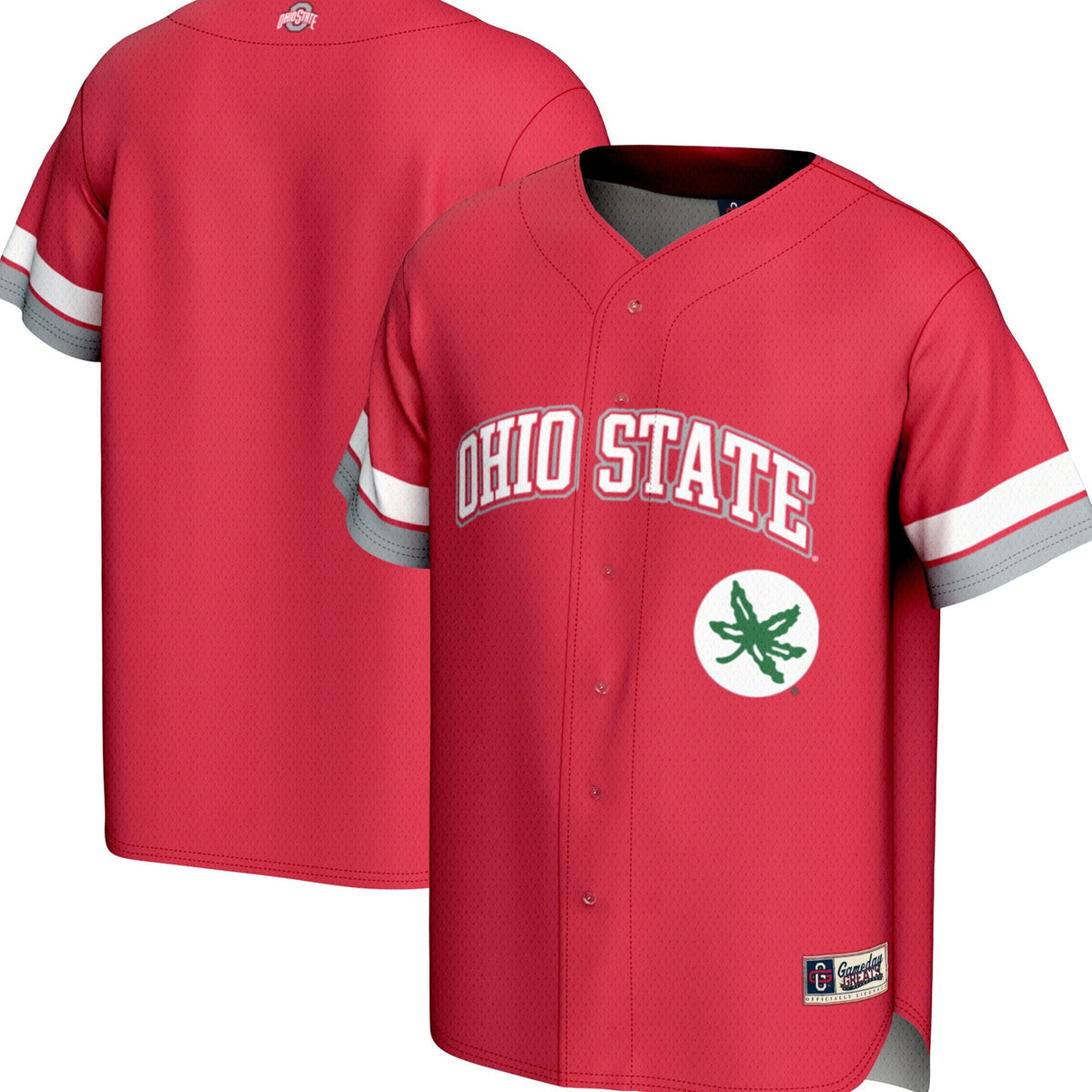 Scarlet Ohio State Buckeyes Spirit Baseball Jersey