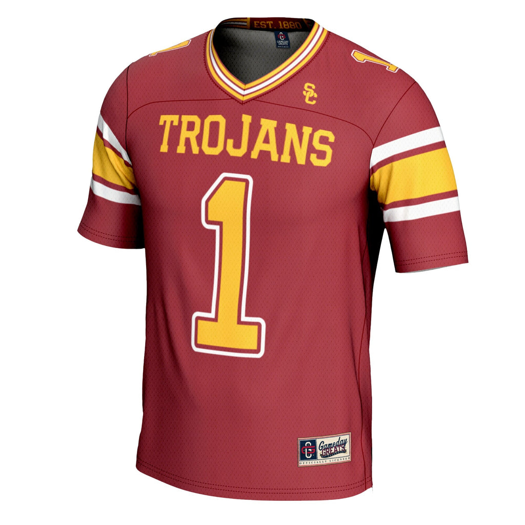 #1 Cardinal USC Trojans Football Jersey