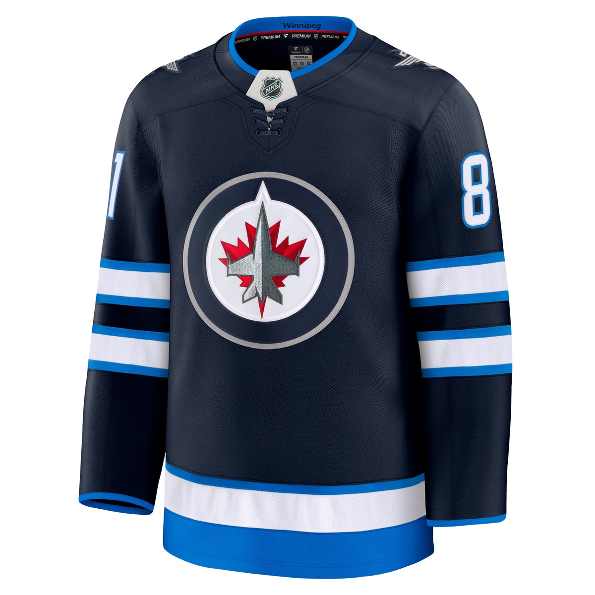 Winnipeg Jets Kyle Connor Navy Home Premium Jersey