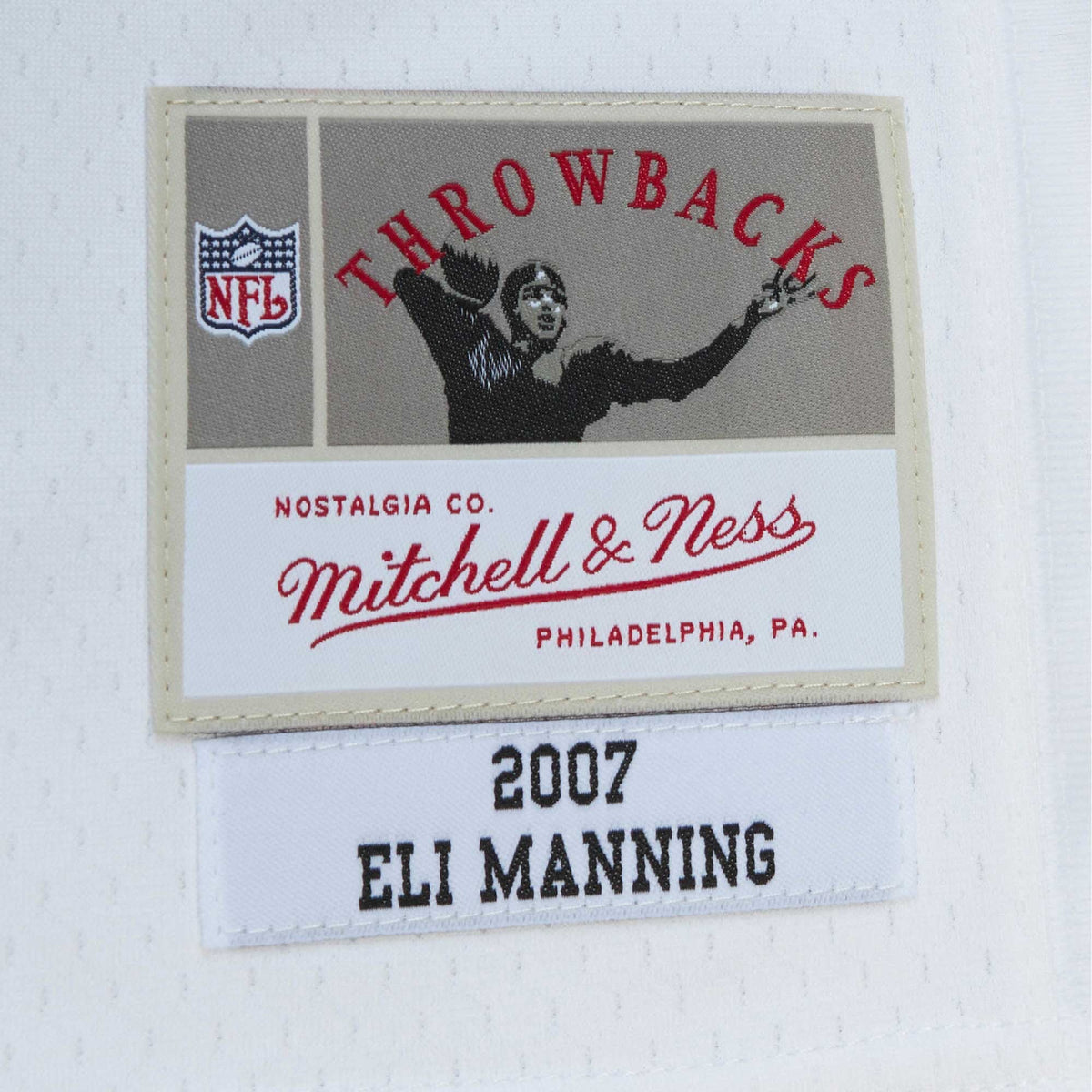 New York Giants Eli Manning White Legacy Replica Football Jersey