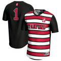 #1 Black Stanford Cardinal Lightweight Soccer Fashion Jersey