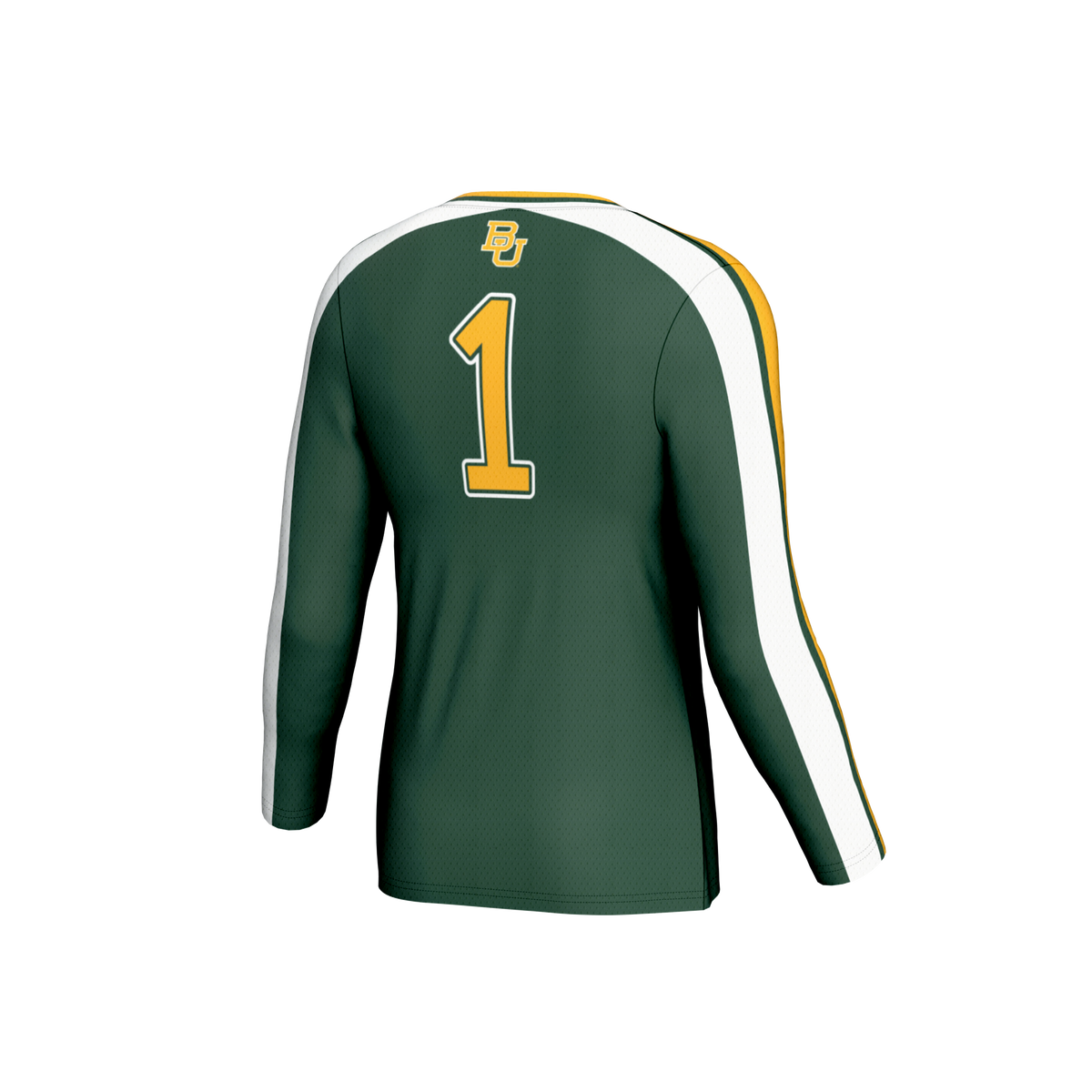 #1 Baylor Bears Lightweight Volleyball Fashion Jersey - Green