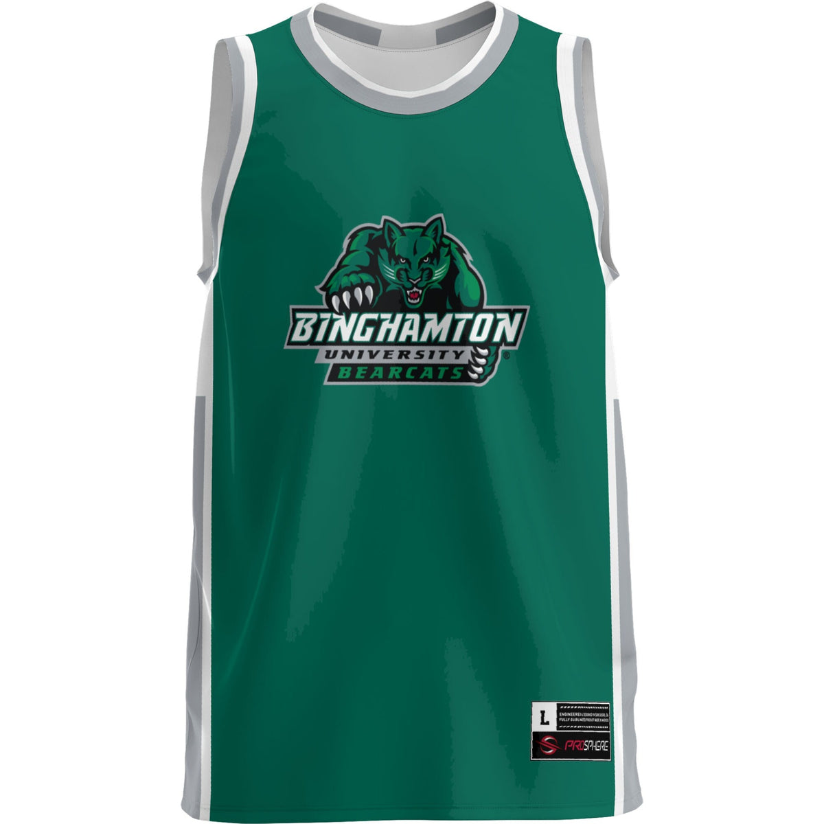 Binghamton Bearcats Lightweight Basketball Jersey - Green