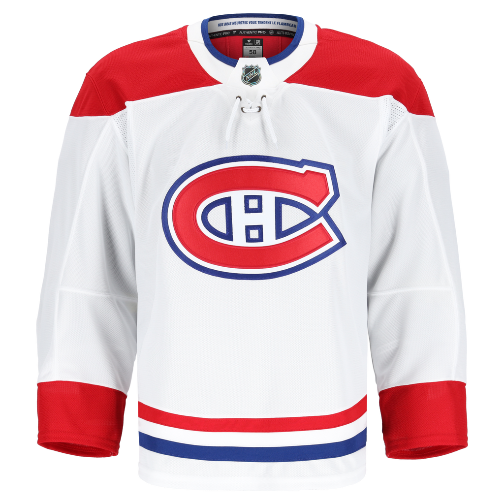 Montreal Canadiens White Away Pro Jersey