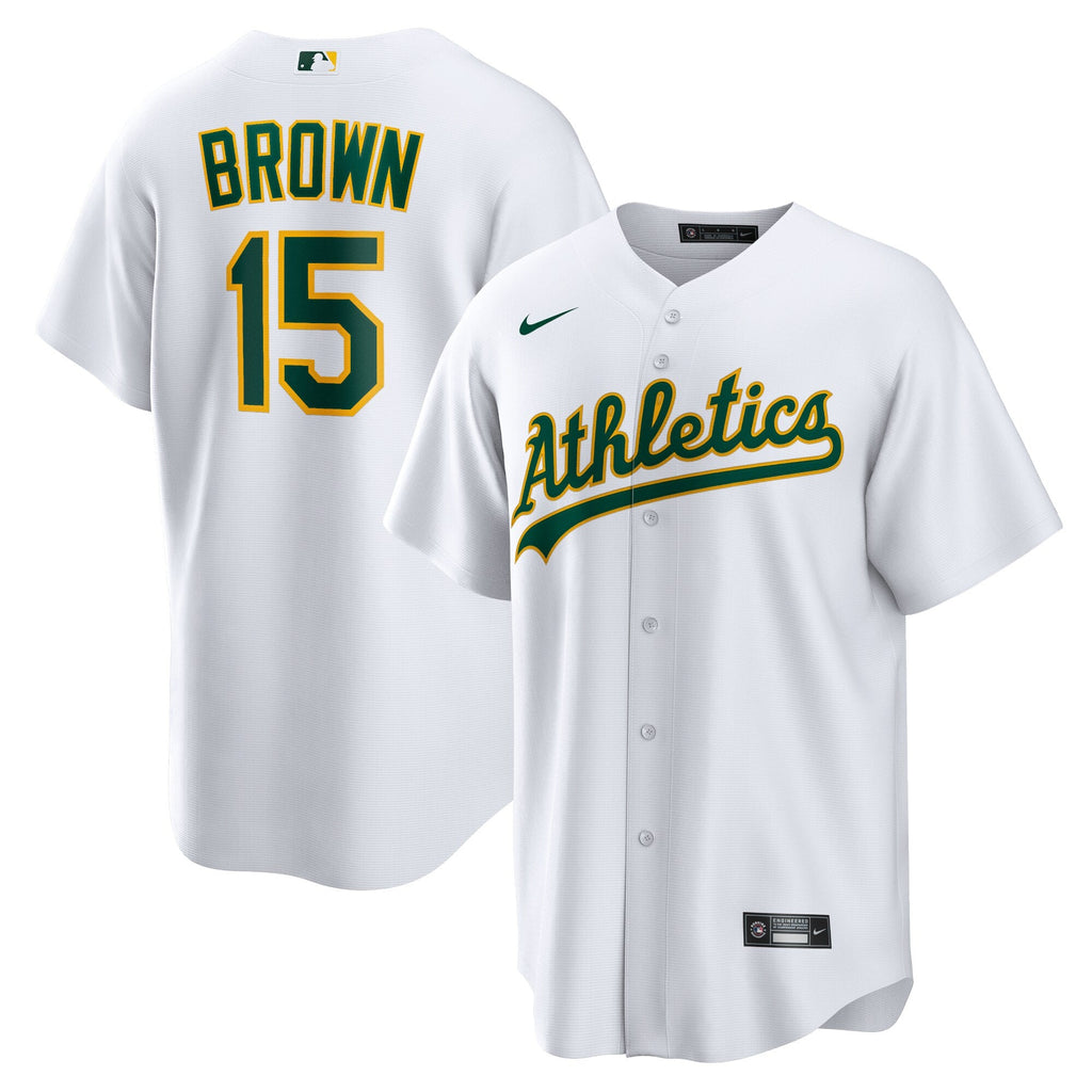Athletics Seth Brown White Home Replica Baseball Jersey