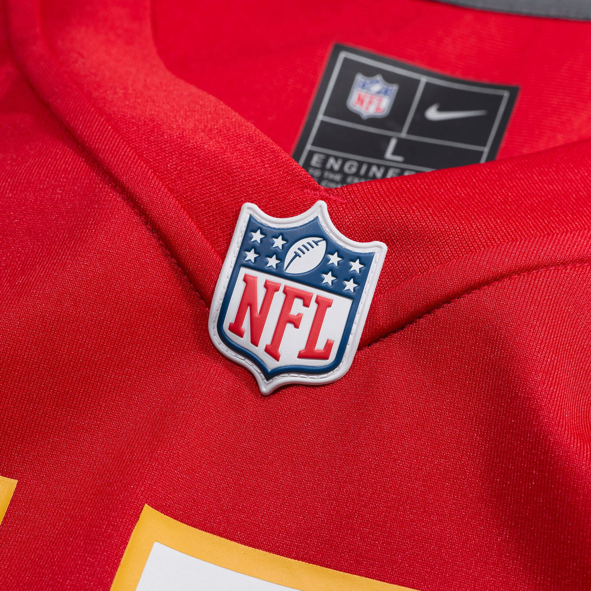 Kansas City Chiefs Justin Fields Red Game Football Jersey