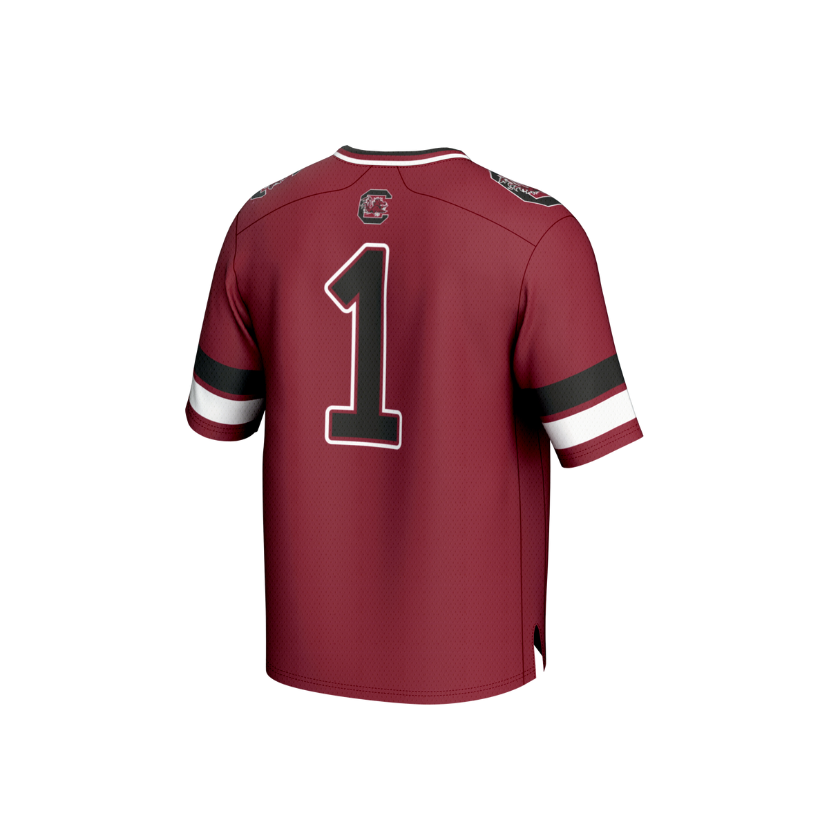 #1 Garnet South Carolina Gamecocks Lightweight Collegiate Football Fashion Jersey