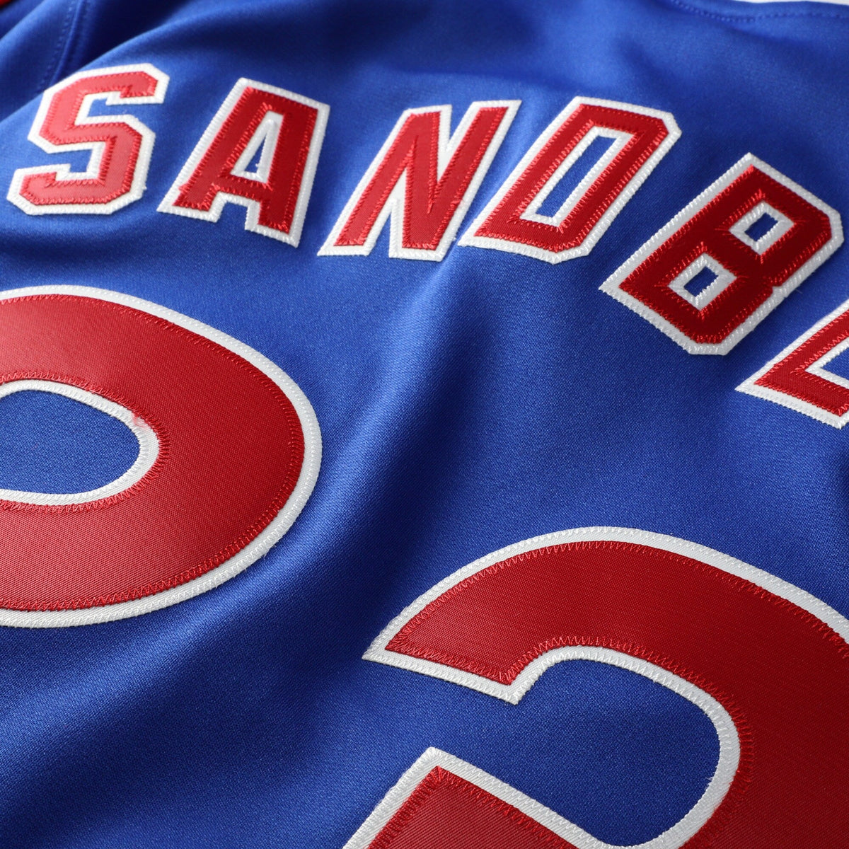 Chicago Cubs 1984 Ryne Sandberg Throwback Royal Baseball Jersey