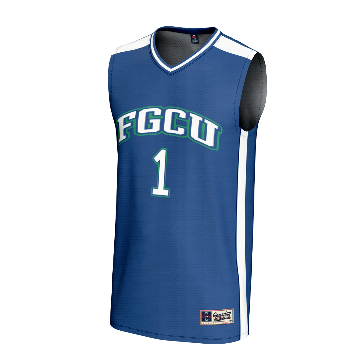 #1 Florida Gulf Coast Eagles Lightweight Basketball Jersey - Blue