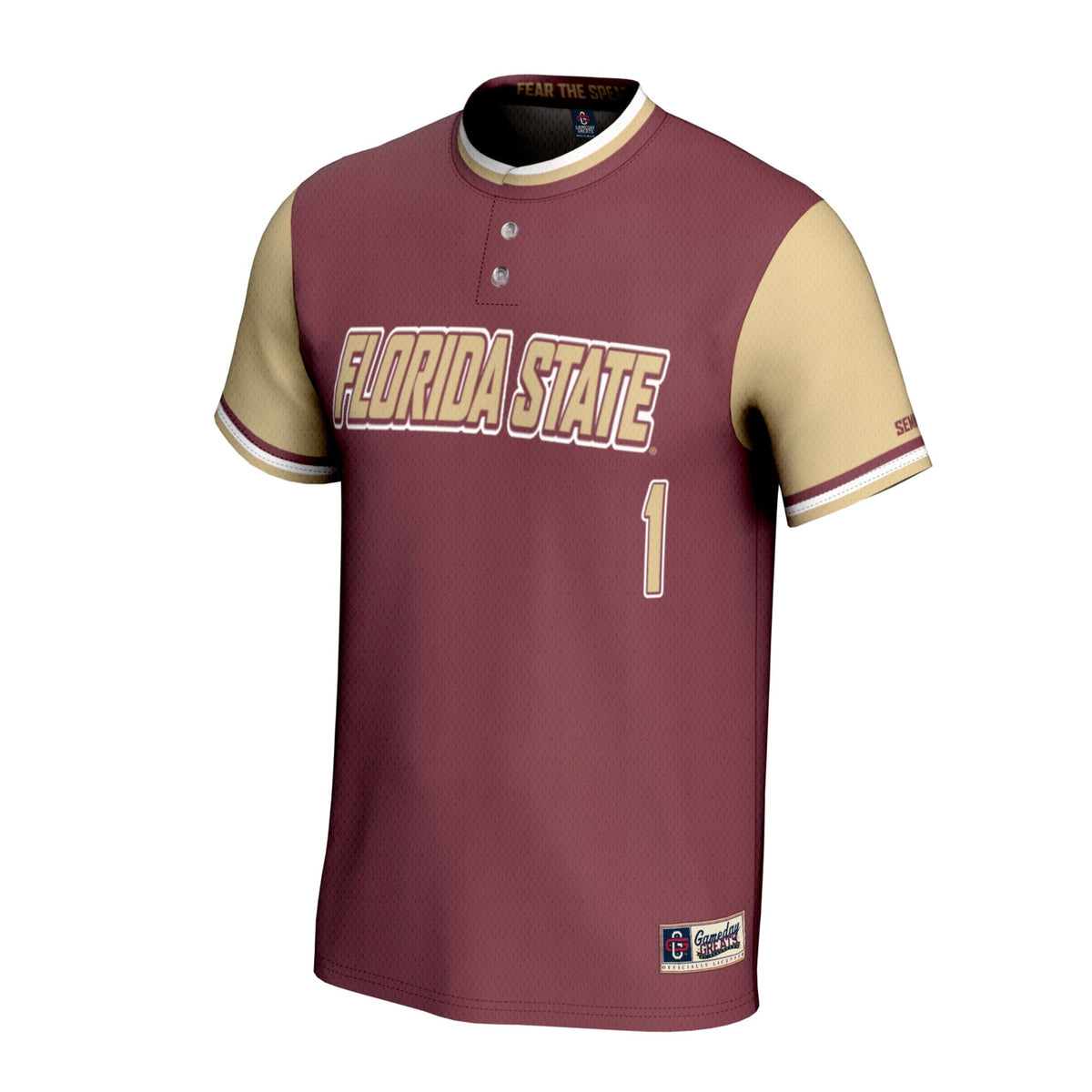 Florida State Seminoles Lightweight Softball Fashion Jersey - Garnet