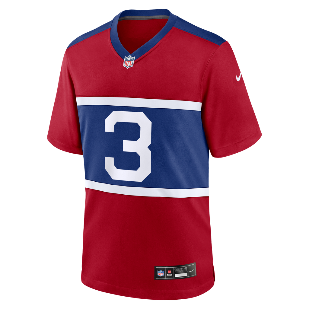 New York Giants Red Alternate Game Football Jersey