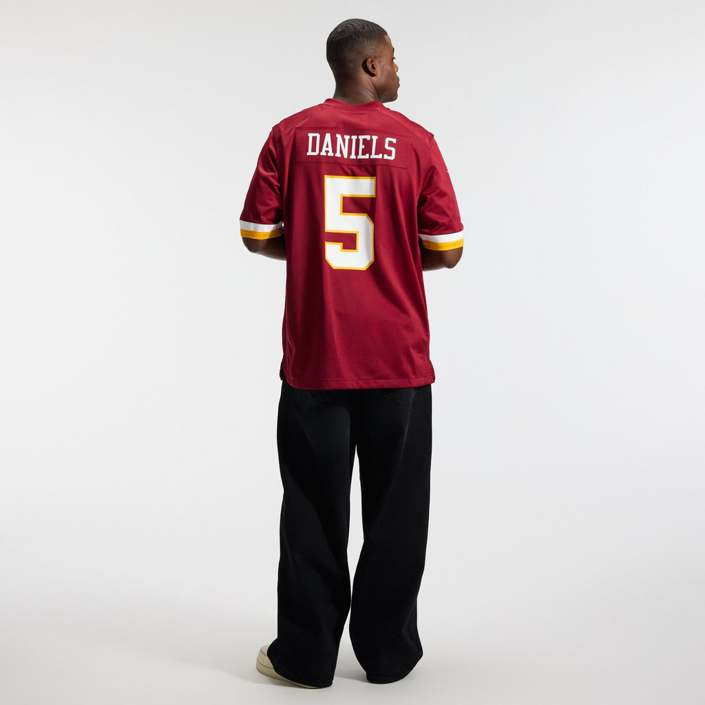 Washington Commanders Jayden Daniels Burgundy Game Football Jersey