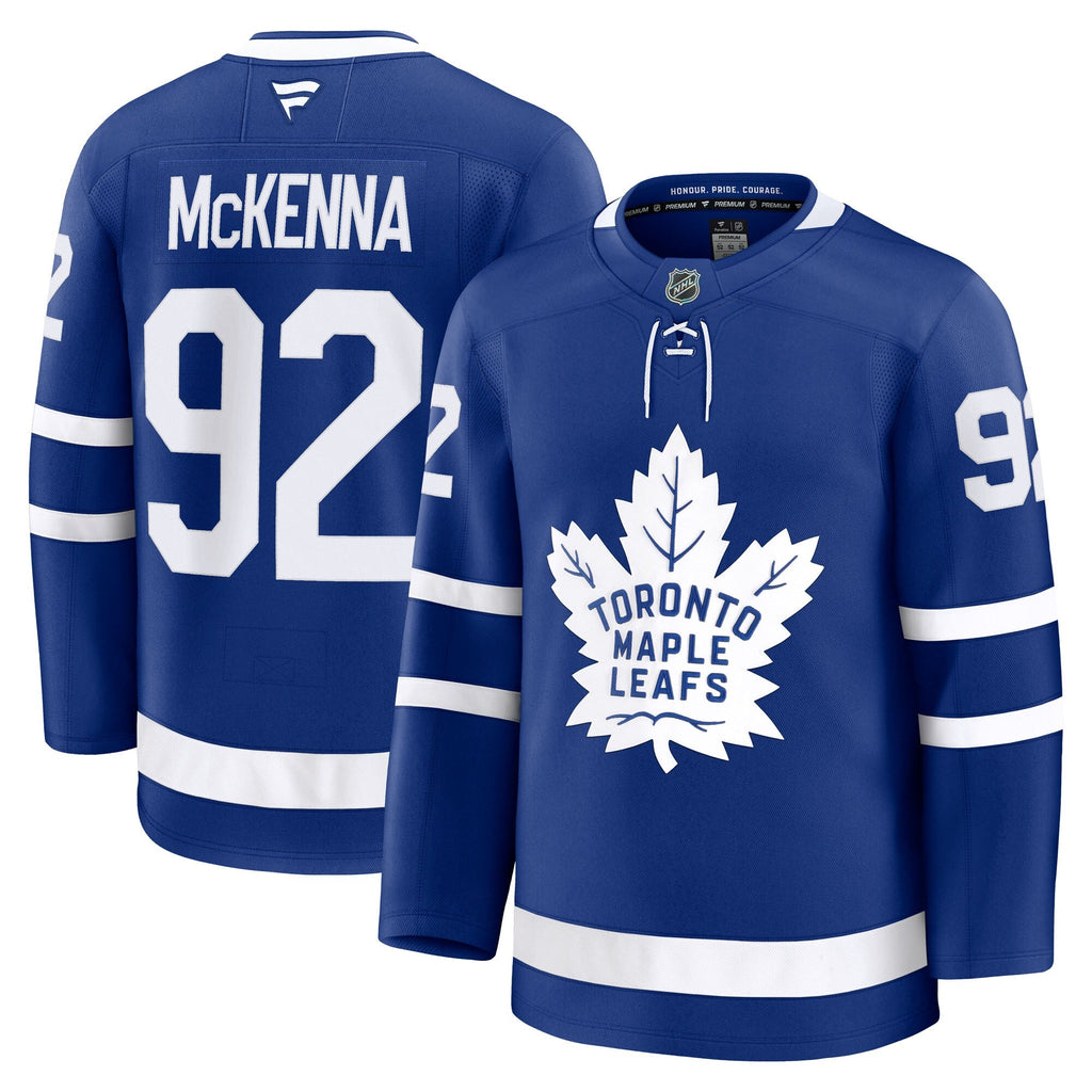 Toronto Maple Leafs Gavin McKenna Blue Home Premium Jersey