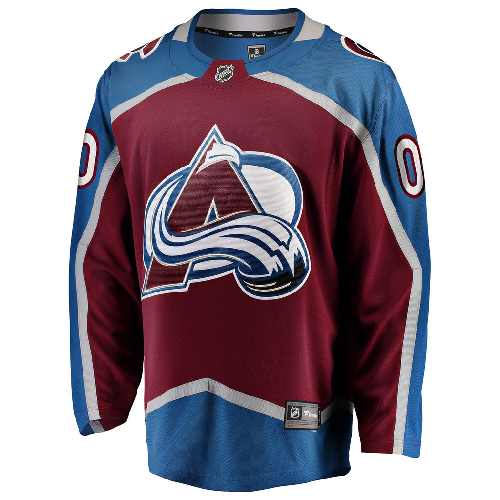 Colorado Avalanche Maroon Home Breakaway Custom Hockey Jersey