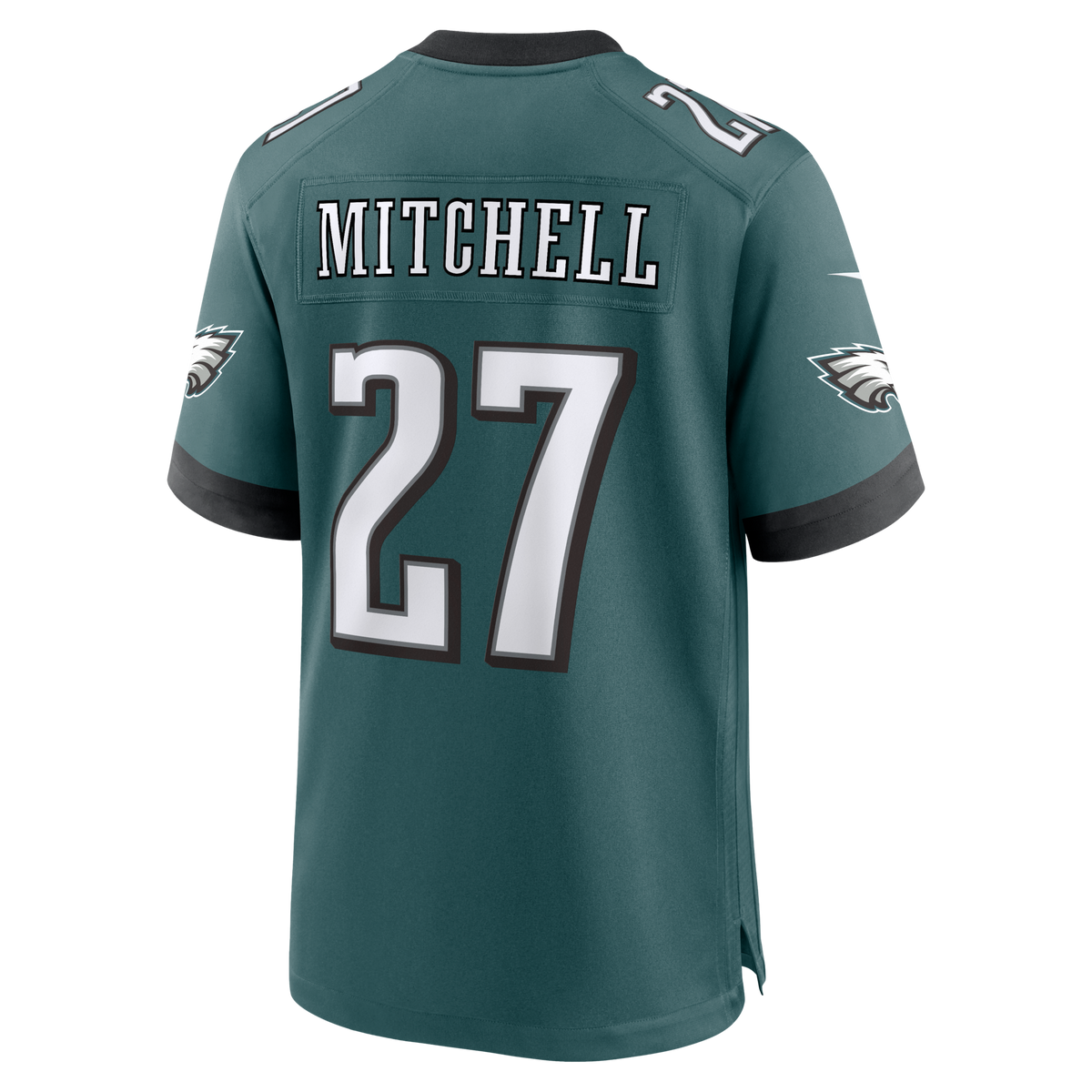 Philadelphia Eagles Quinyon Mitchell Midnight Green Team Game Football Jersey