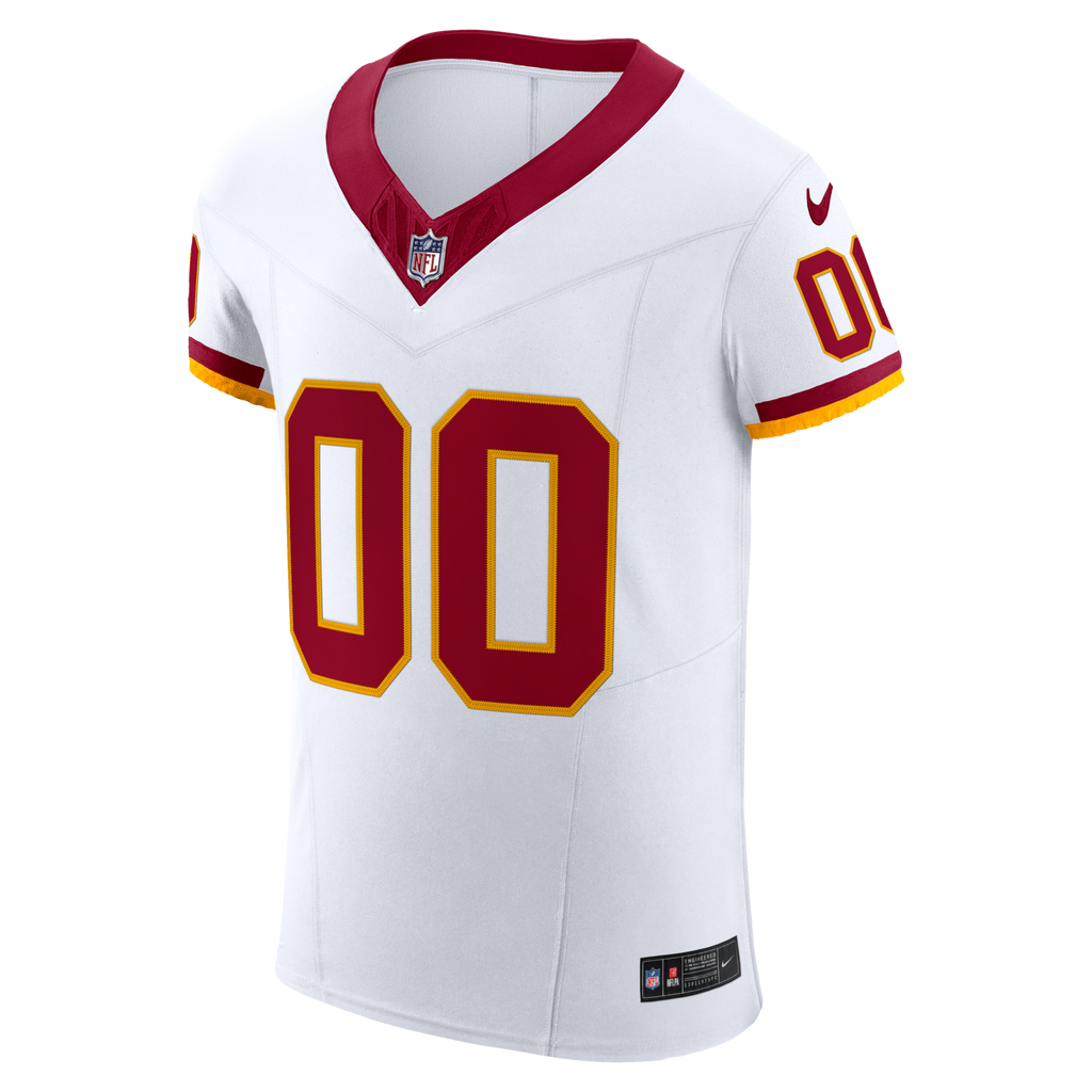 Washington Commanders White Vapor F.U.S.E. Elite Custom Football Jersey