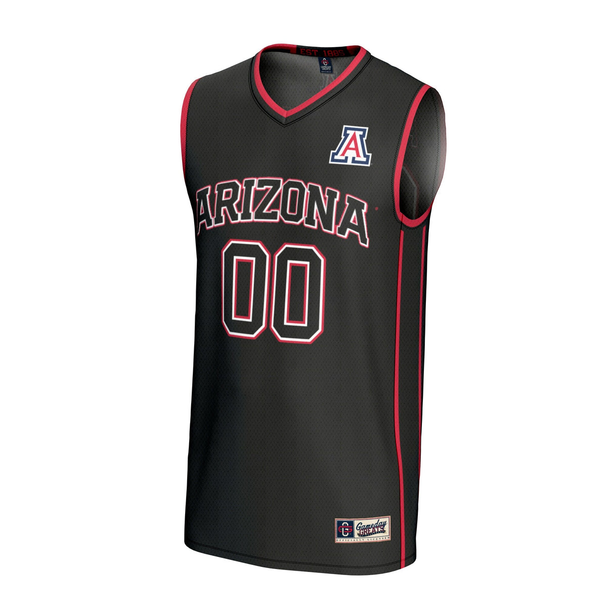 Arizona Wildcats Lightweight Collegiate Basketball NIL Pick-A-Player Fashion Jersey - Black