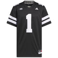 #1 Black Nebraska Huskers Alternate Premier Jersey