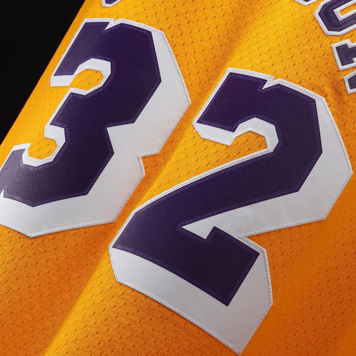 Magic Johnson Gold Los Angeles Lakers 1984-85 Hardwood Classics Swingman Jersey
