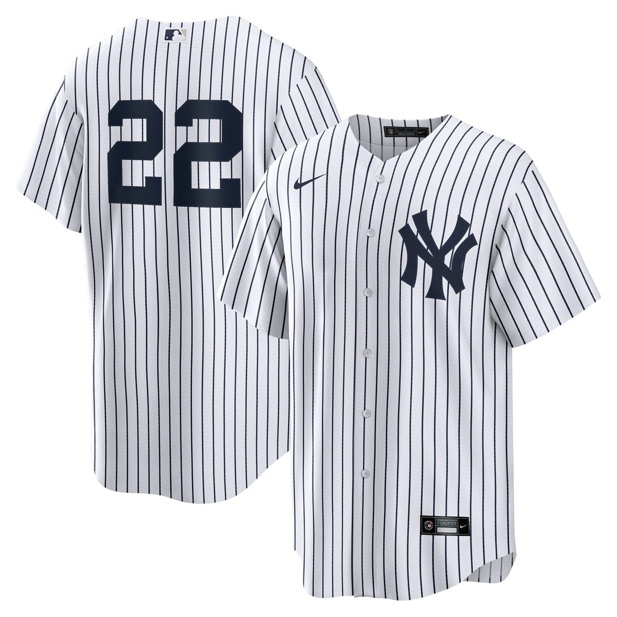 New York Yankees Ben Rice White Home Replica Baseball Jersey