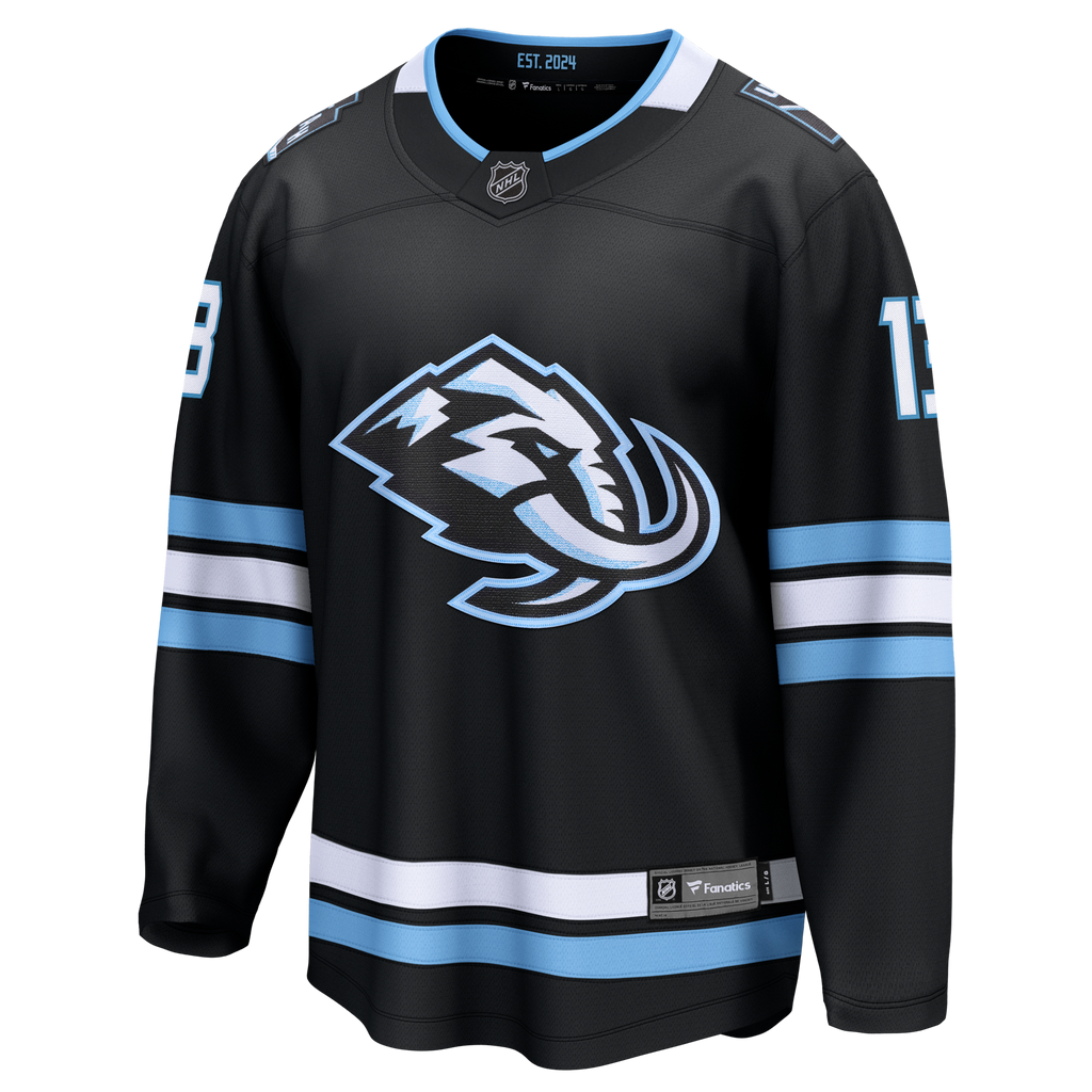 Utah Mammoth Brandon Tanev Black Home Breakaway Player Hockey Jersey