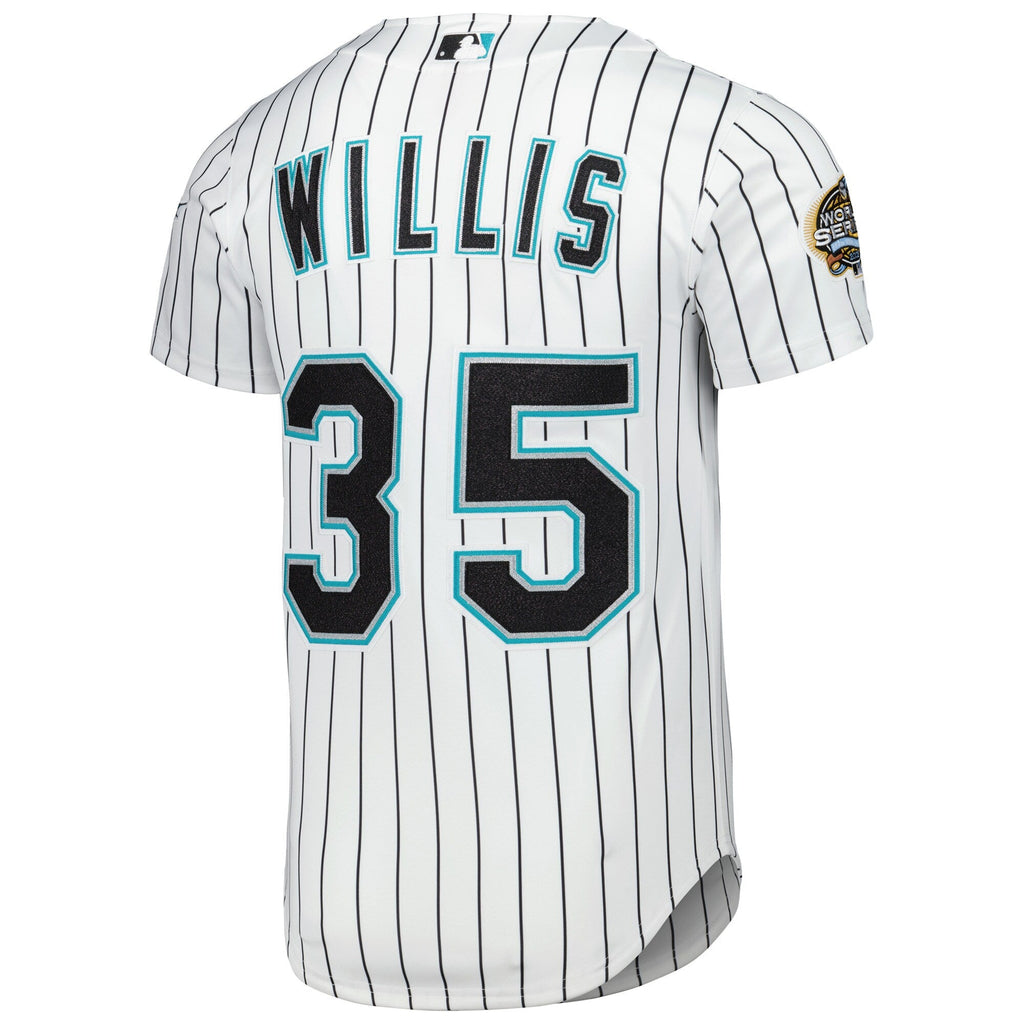 Florida Marlins Dontrelle Willis White Cooperstown Collection Baseball Jersey