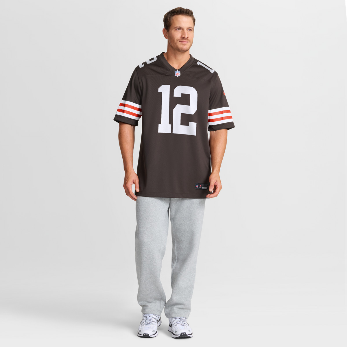 Cleveland Browns Denzel Boston Brown Game Football Jersey