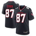 Houston Texans Cade Stover Navy Game Football Jersey