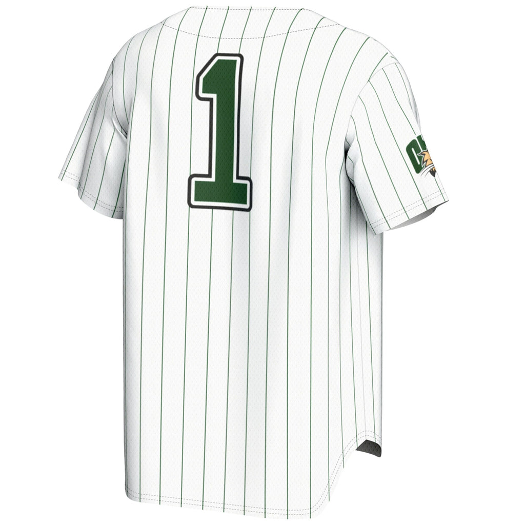 #1 Ohio Bobcats Lightweight Baseball Jersey - White