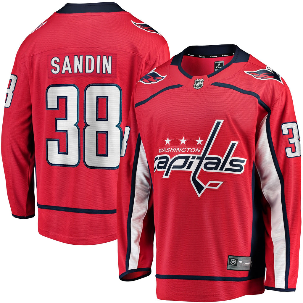 Washington Capitals Rasmus Sandin Red Home Breakaway Hockey Jersey