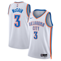 Oklahoma City Thunder Association Edition Swingman Jersey - White - Jared McCain