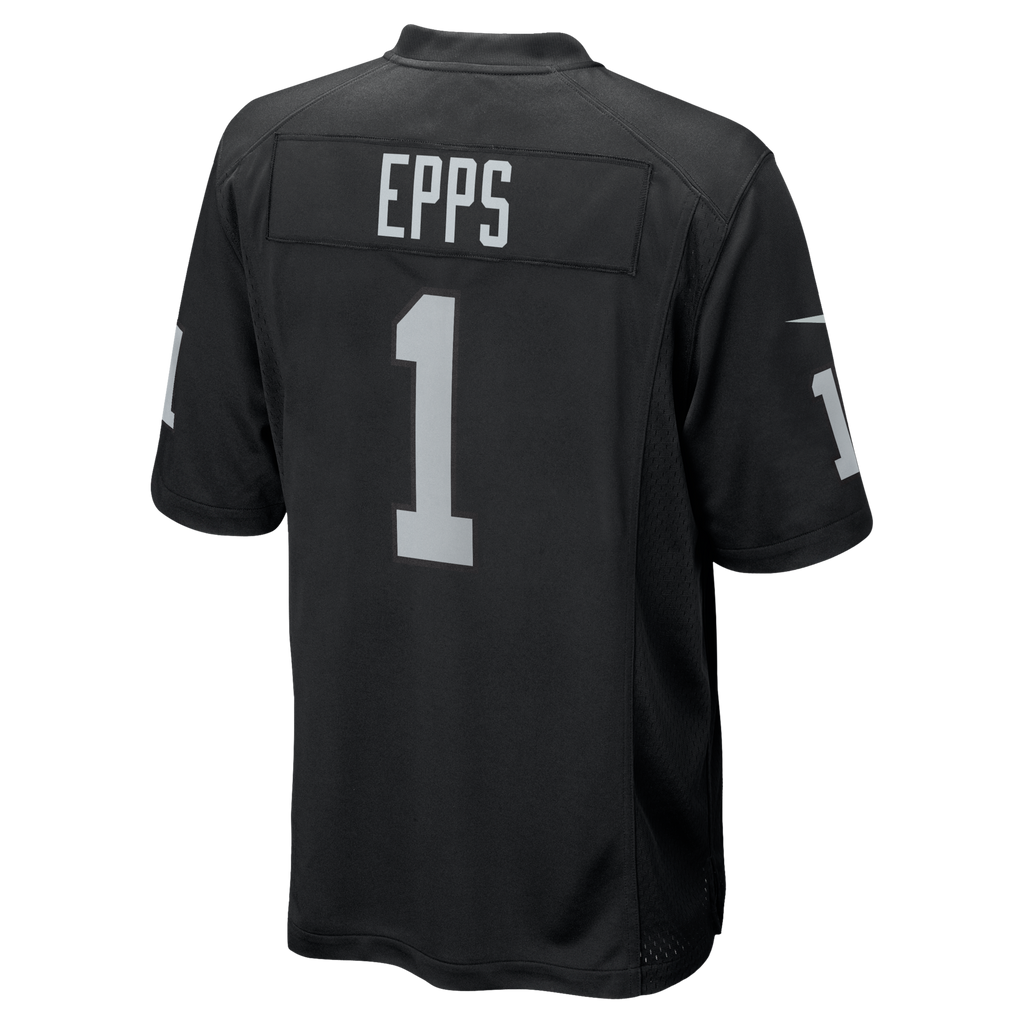 Las Vegas Raiders Marcus Epps Black Game Player Football Jersey