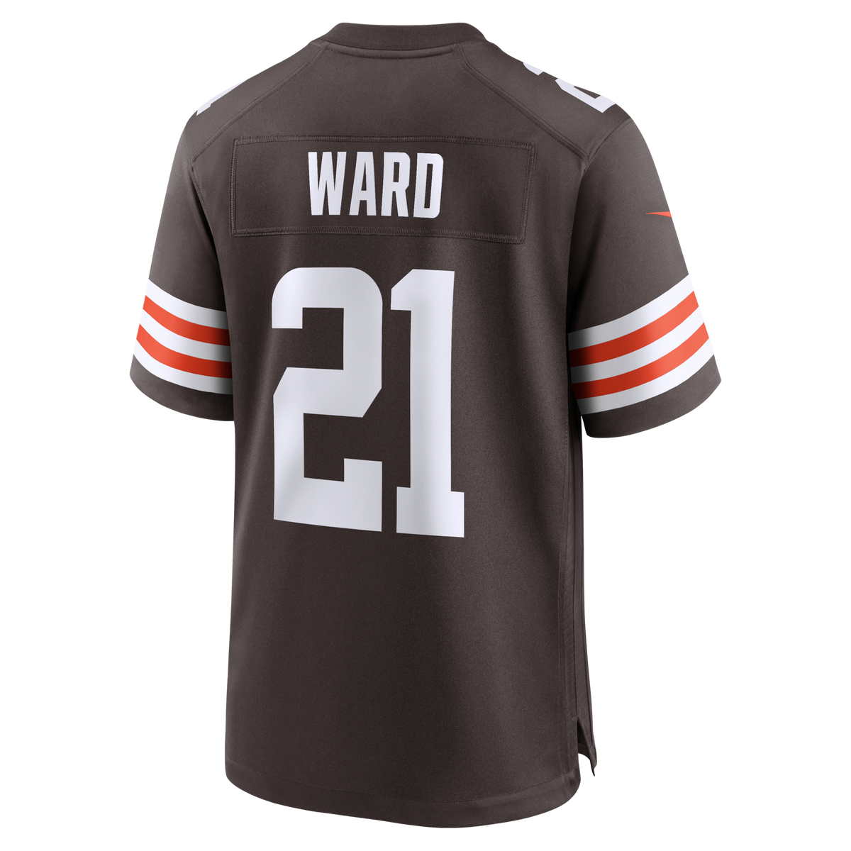 Cleveland Browns Denzel Ward Brown Player Game Football Jersey