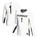 #1 Purdue Boilermakers Lightweight Volleyball Jersey - White