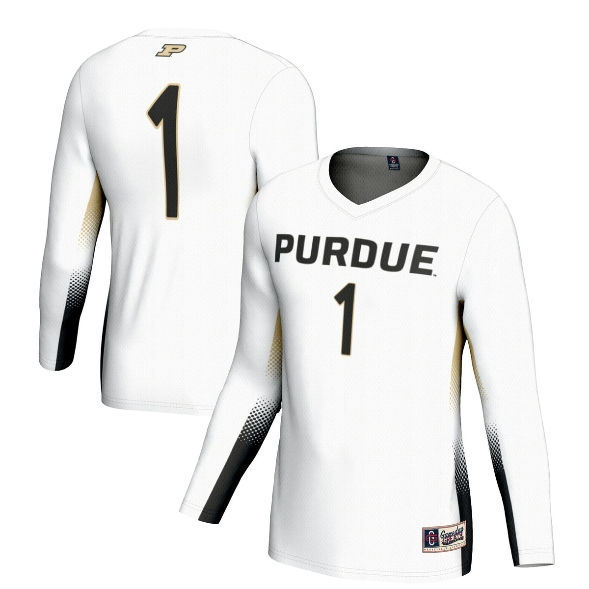 #1 Purdue Boilermakers Lightweight Volleyball Jersey - White