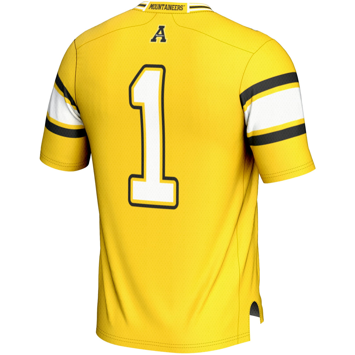 #1 Appalachian State Mountaineers Endzone Football Jersey - Gold