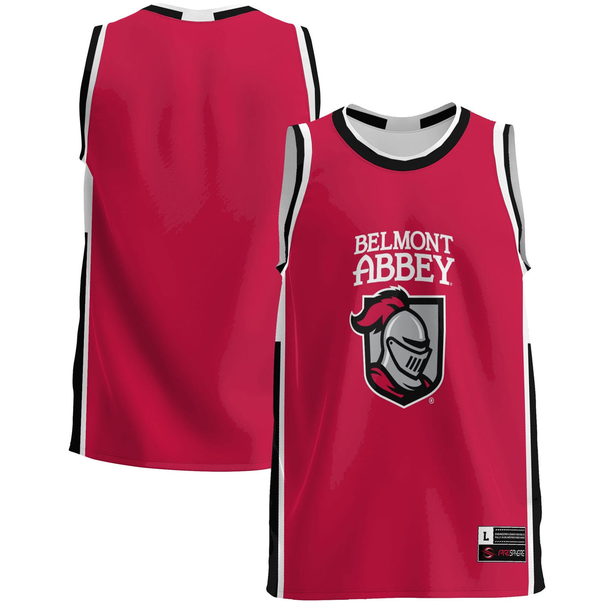 Belmont Abbey Crusaders Lightweight Basketball Jersey - Scarlet