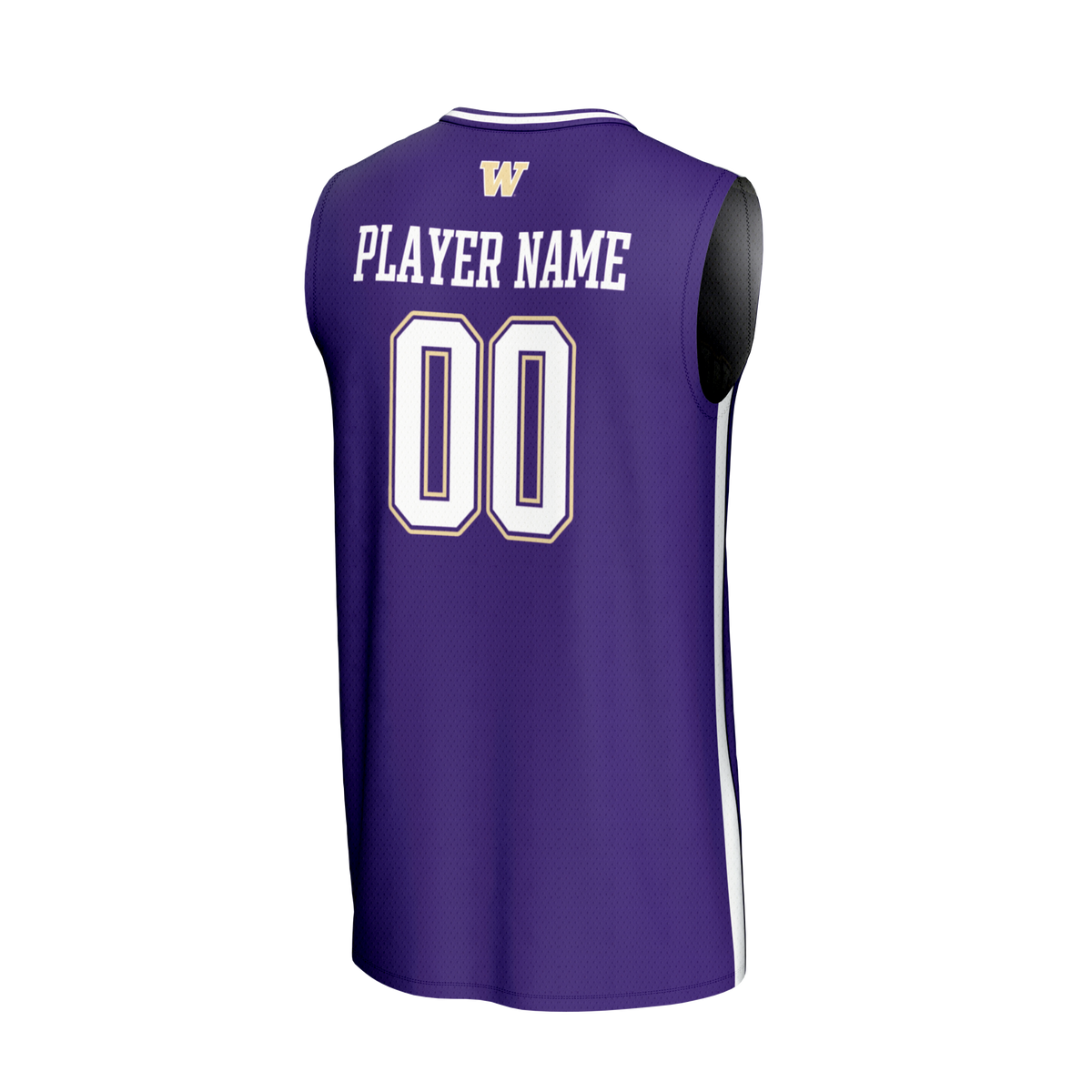Washington Huskies NIL Pick-A-Player Lightweight Basketball Fashion Jersey - Purple