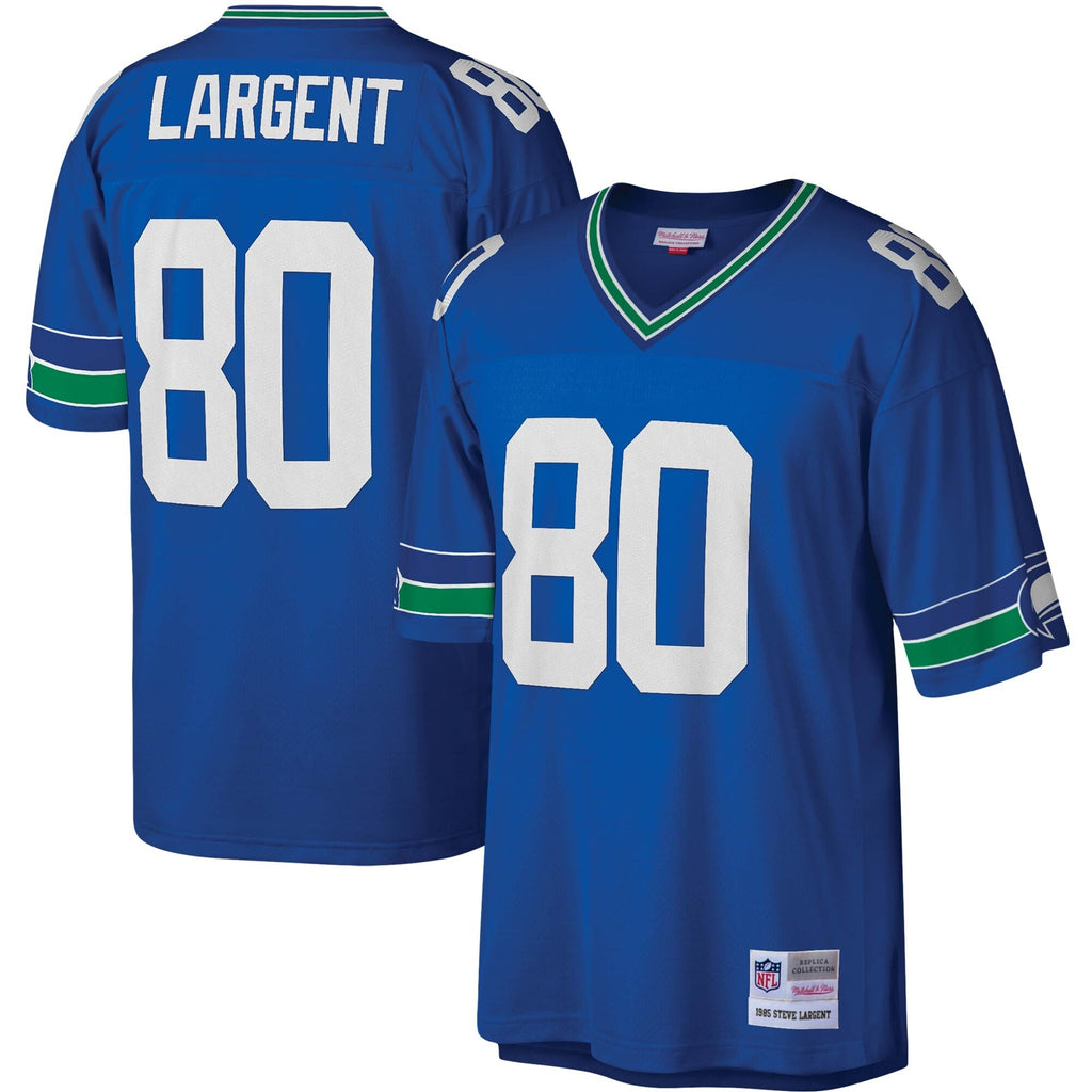 Seattle Seahawks Steve Largent Royal Legacy Replica Football Jersey