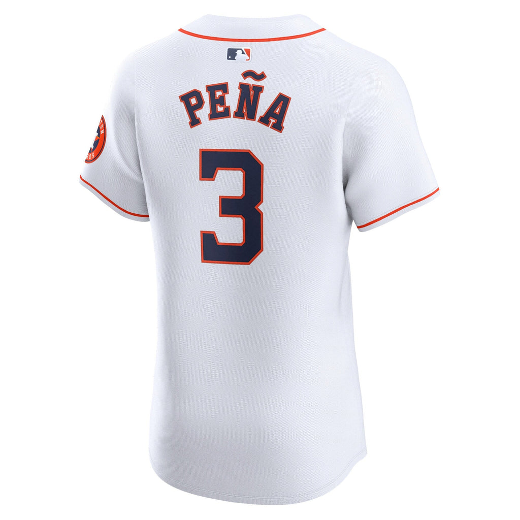 Houston Astros Jeremy Peña White Home Elite Player Baseball Jersey