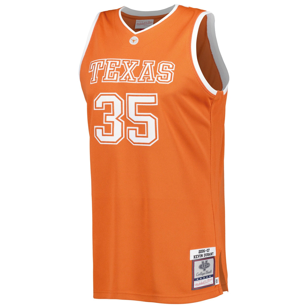 Kevin Durant Texas Longhorns 2006/07 Throwback Jersey - Burnt Orange