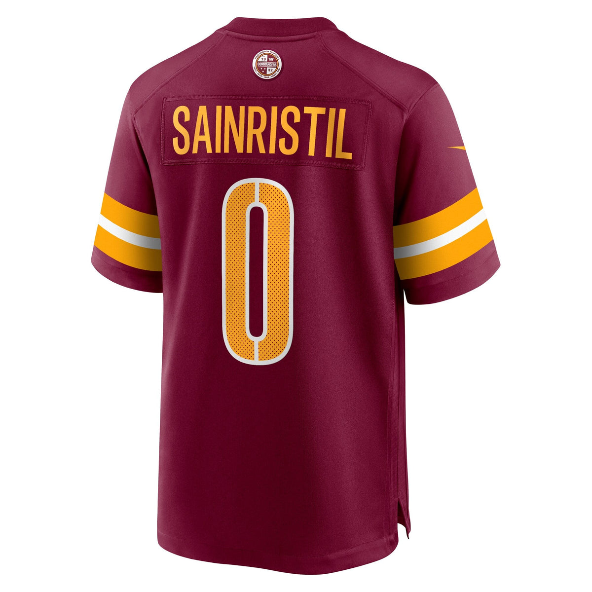 Washington Commanders Mike Sainristil Burgundy Game Football Jersey