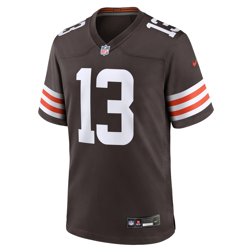 Cleveland Browns Corey Bojorquez Brown Game Football Jersey