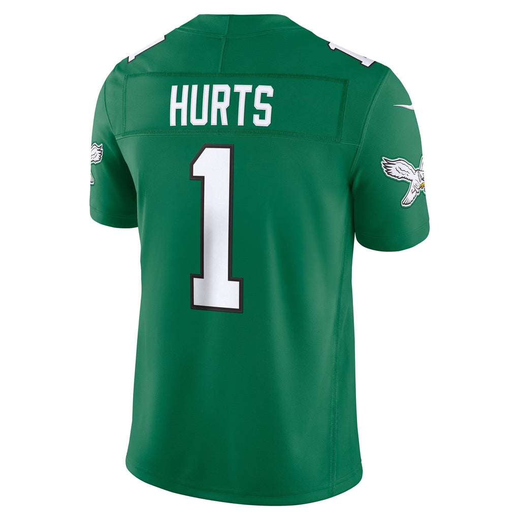 Philadelphia Eagles Jalen Hurts Kelly Green Alternate Vapor F.U.S.E. Stitched Limited Football Jersey
