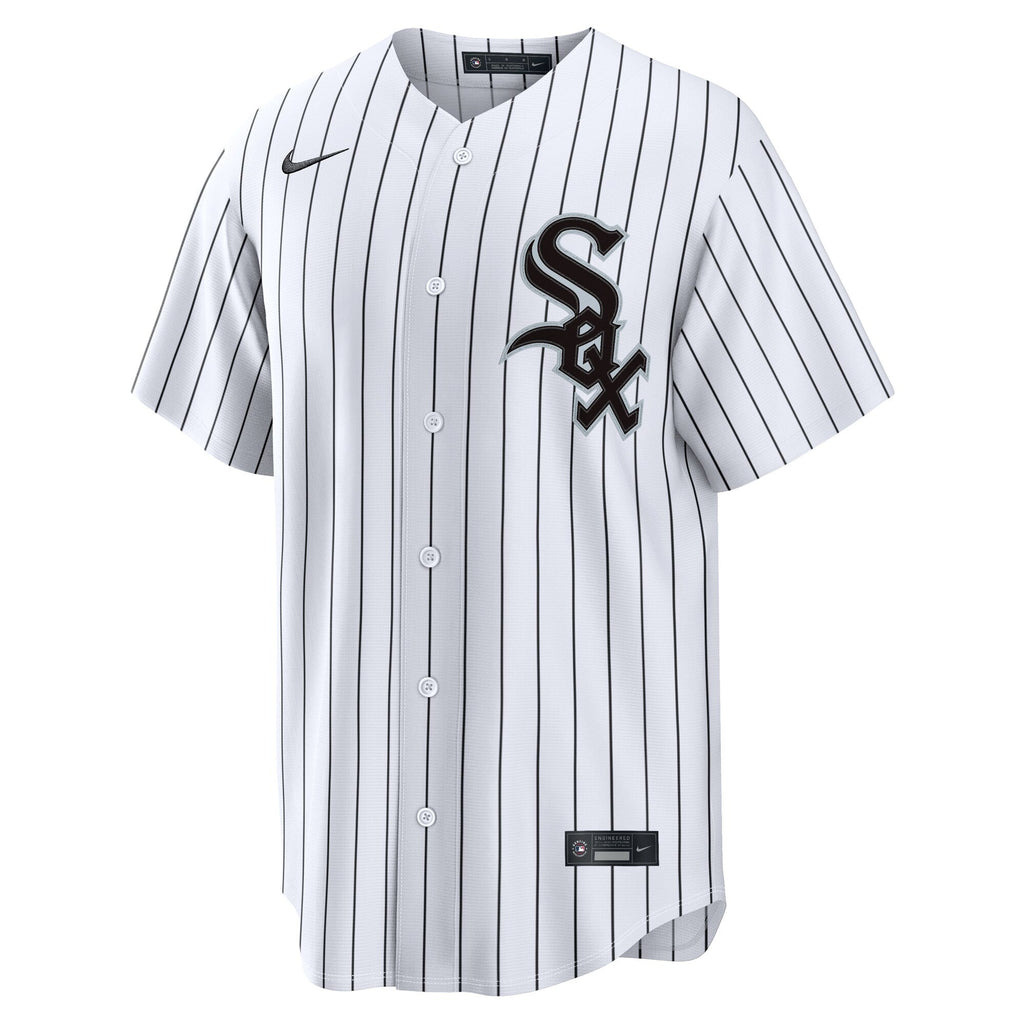 Chicago White Sox Huascar Brazoban White Home Replica Baseball Jersey
