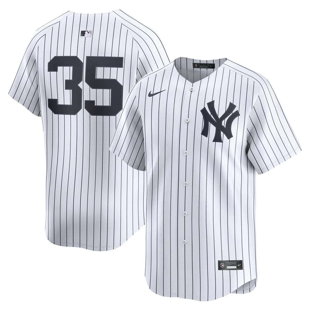 New York Yankees Cody Bellinger White Home Limited Player Baseball Jersey