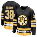 Boston Bruins Patrick Brown Black Home Breakaway Player Hockey Jersey